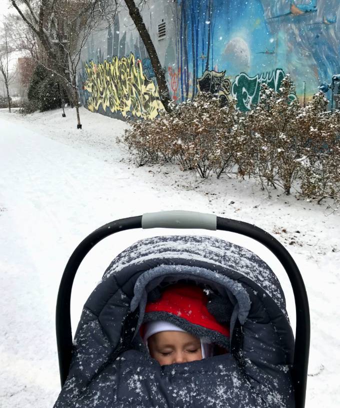 Promenade en pousette Hochelaga