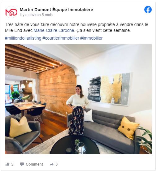Marie-Claire Laroche Homestaging