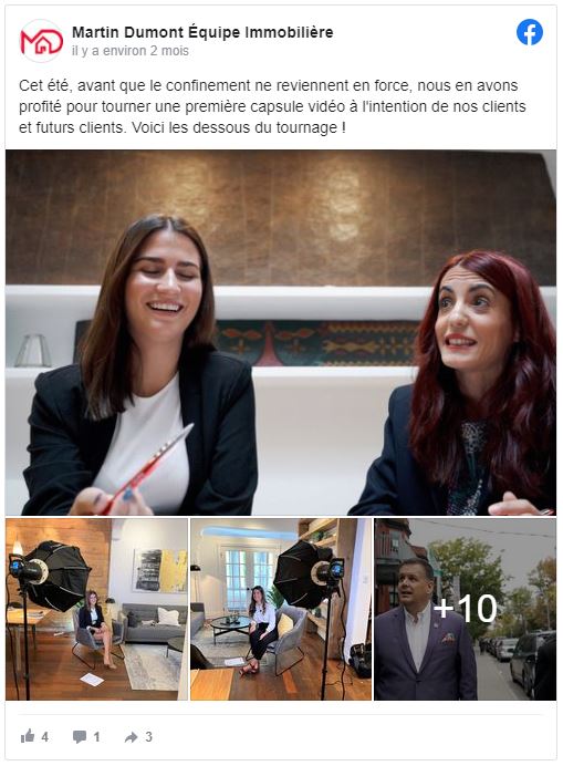 Album photos video d'équipe