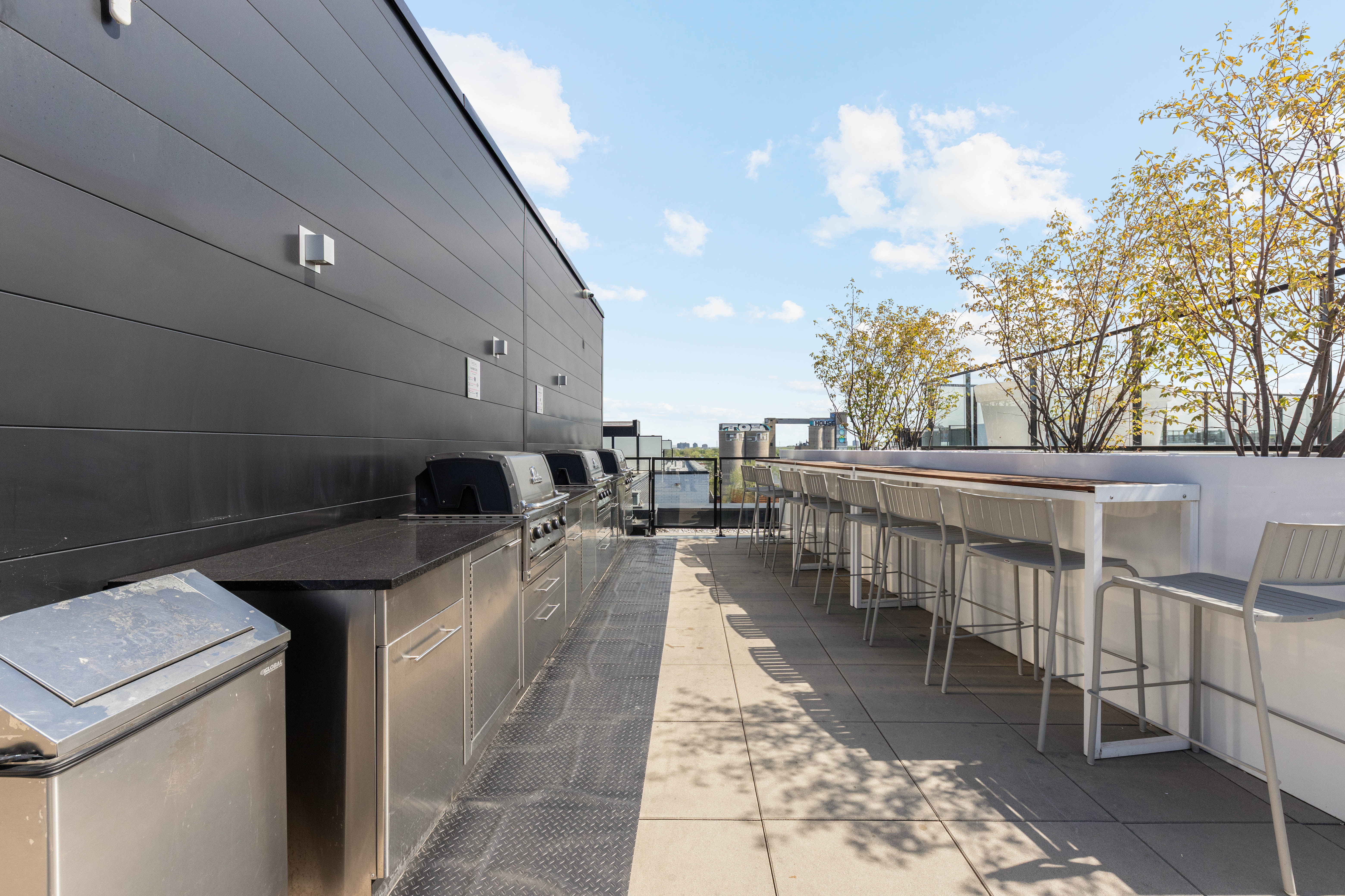 Terrasse d'un condo