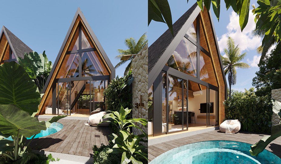 1 BEDROOM Scandinavian Villas (VLBGN007A)