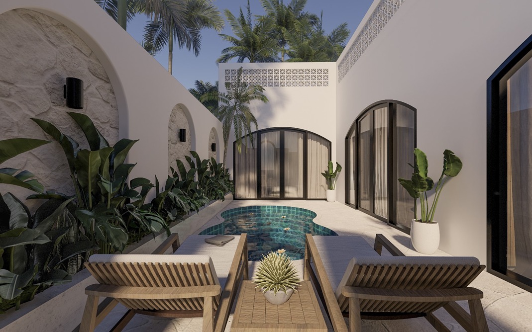 3 Bedroom Mediterranean Villa 10min off Melasti (VLMLT002A) - OFFPLAN