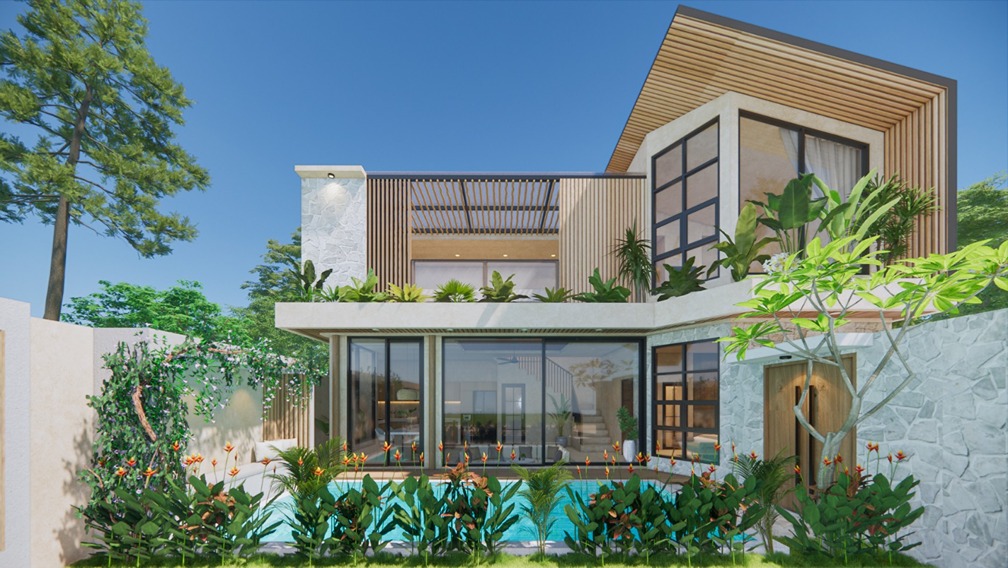Villa Tropicale Moderne 2 Chambres à Ungasan (Off-plan)