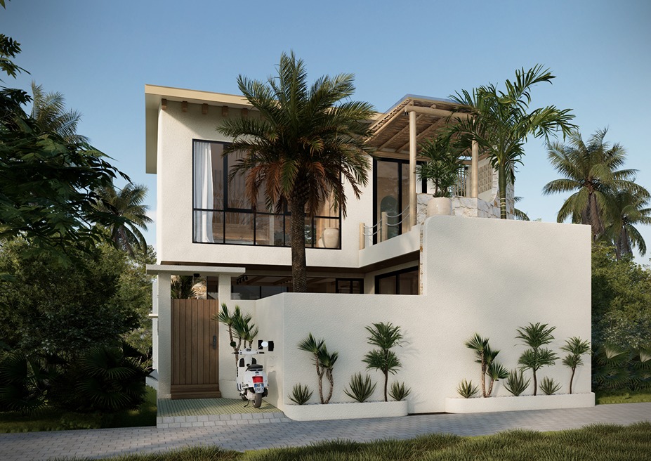 Villa 2 Chambres Style Wabi-Sabi à Seseh (VLSSH002A) – (Off-plan)